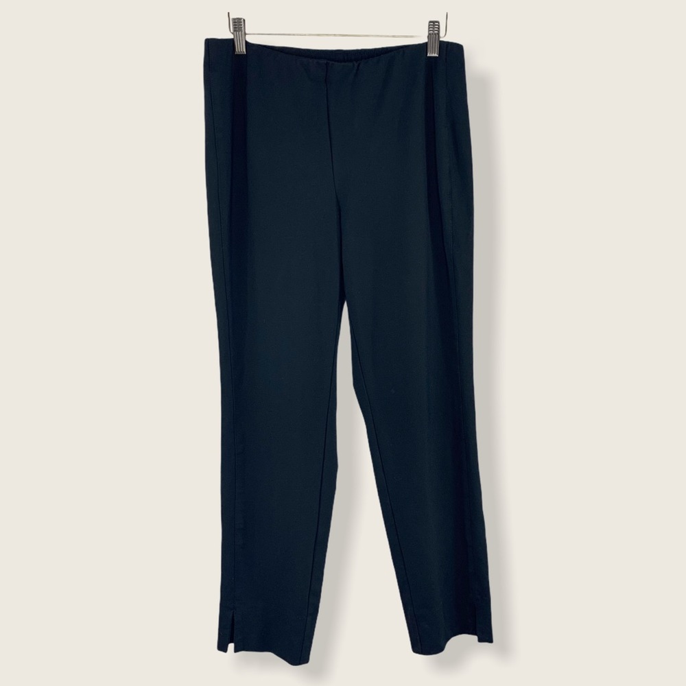J. Jill Essential Ponte Slim Leg Pants Black M